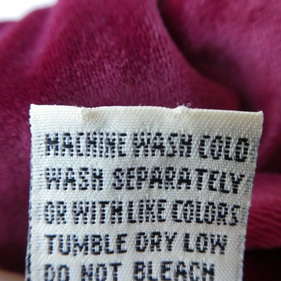 VeVLeT Vintage Epogee Red Plush Tunic Top Pearlized Button Front Stretchy USA XL - Picture 5 of 5